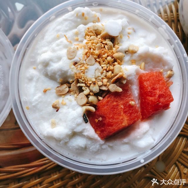 椰奶冰沙清补凉图片