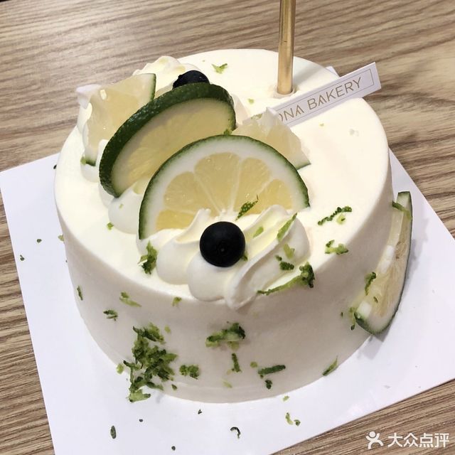 海盐柠檬蛋糕图片