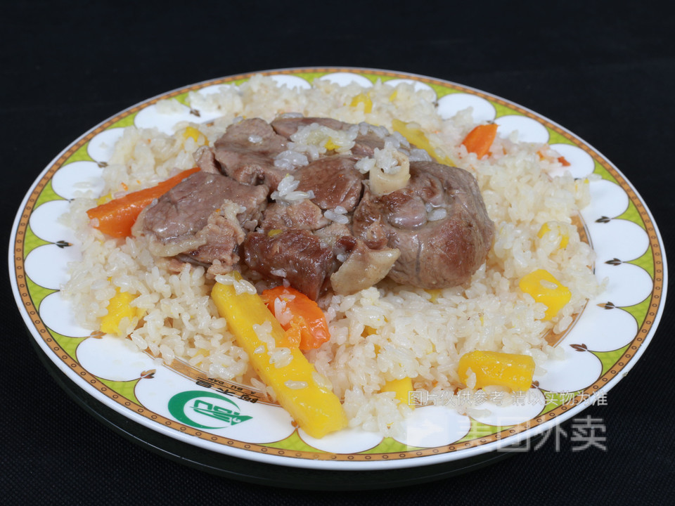 乡村羊肉抓饭图片