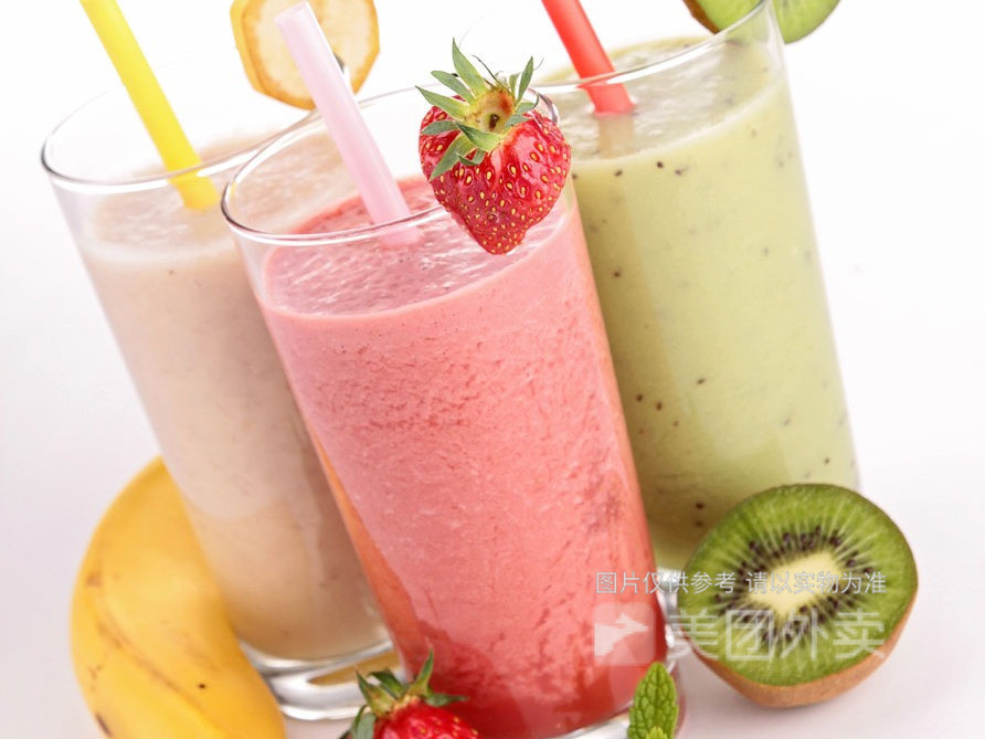水蜜桃奶昔图片