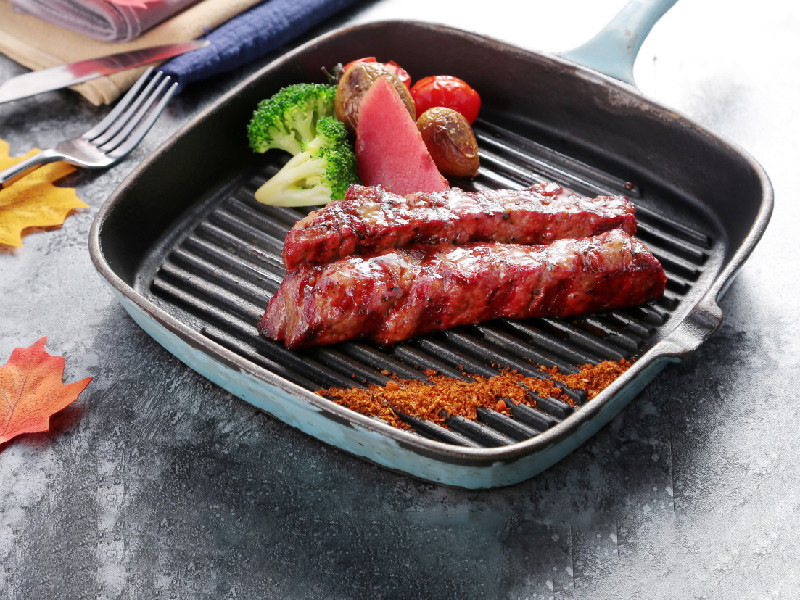 碳烤波士顿牛排图片