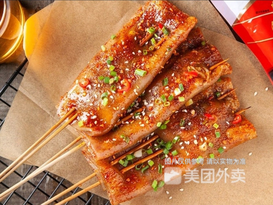 特色苕皮串图片