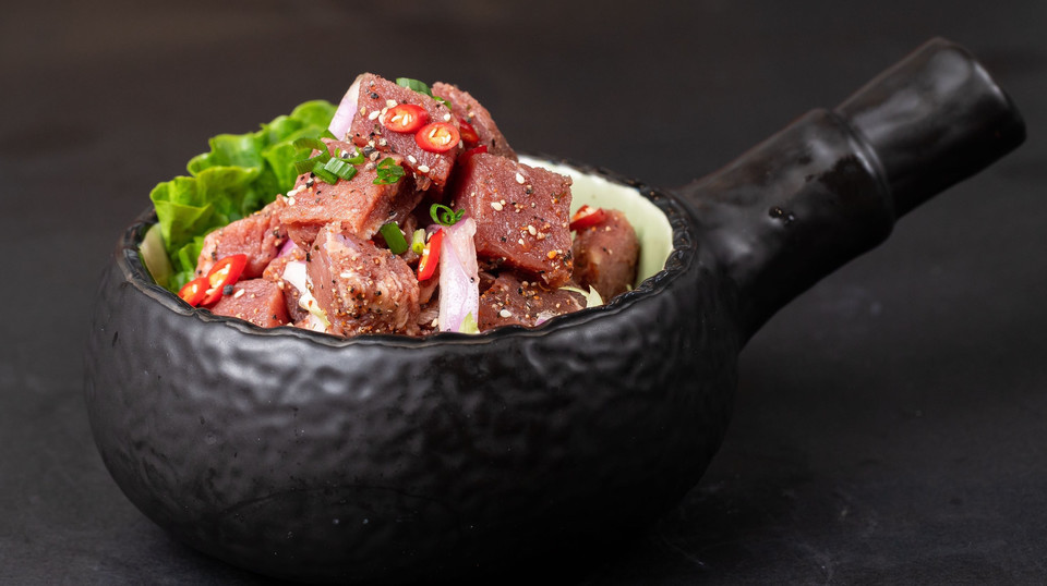 黑椒牛肉粒图片