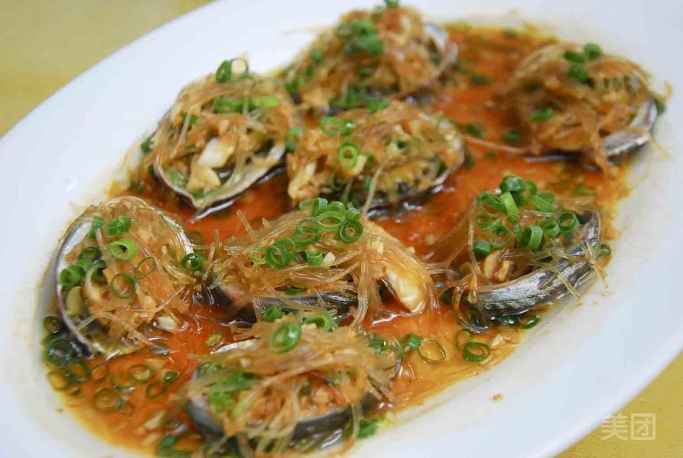 蒜蓉粉丝蒸鲍鱼仔图片