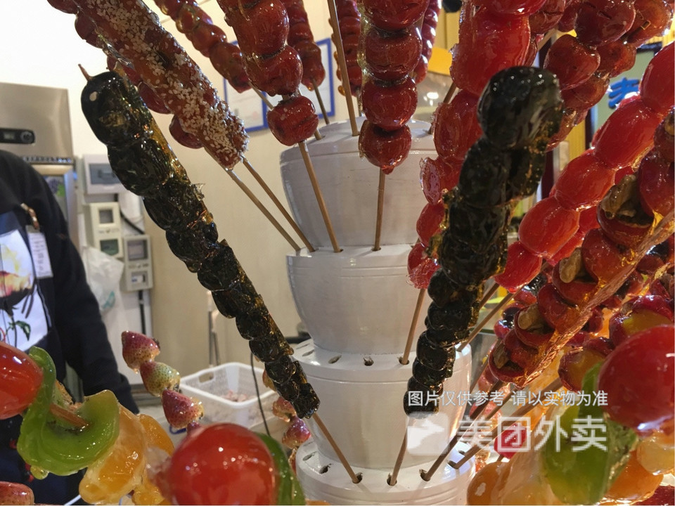 黑枣糖葫芦图片