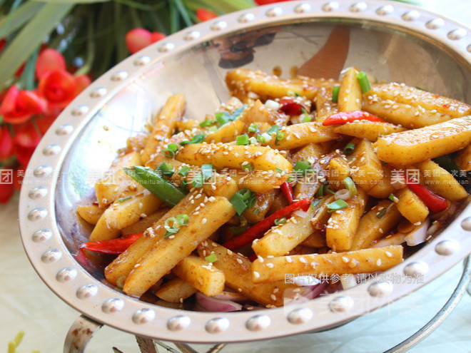 干锅土豆条图片