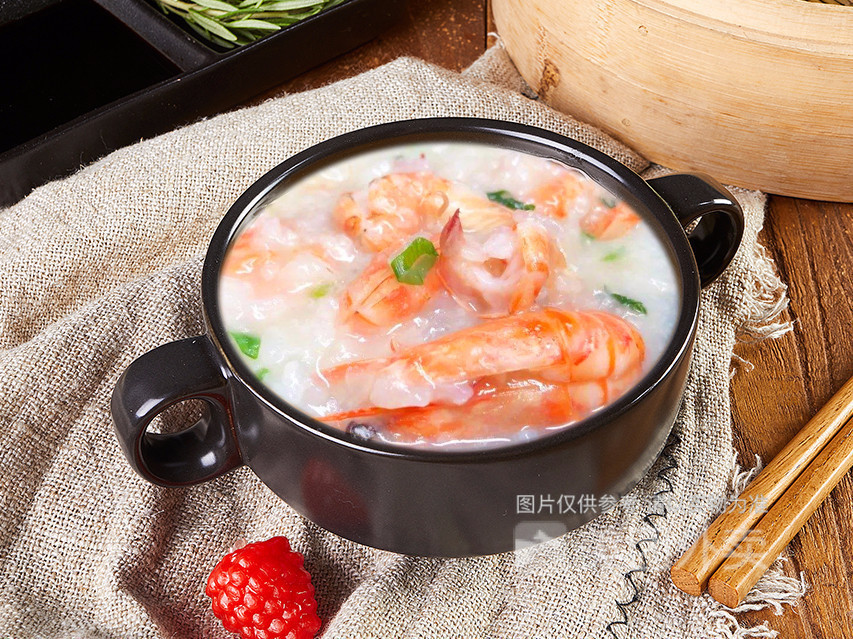 鲜虾粥图片