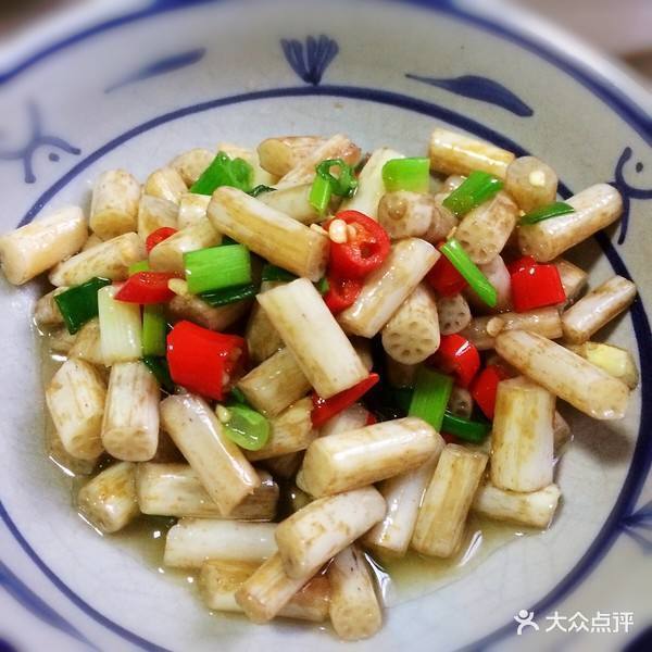 盐辣椒炒莲藕尖图片