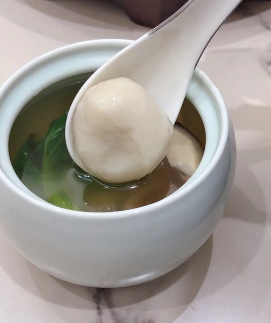 菌菇鱼丸汤图片