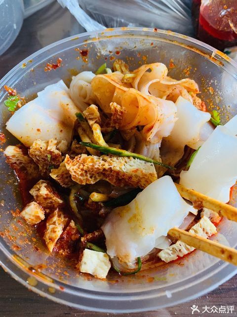 麻辣肝酿皮图片