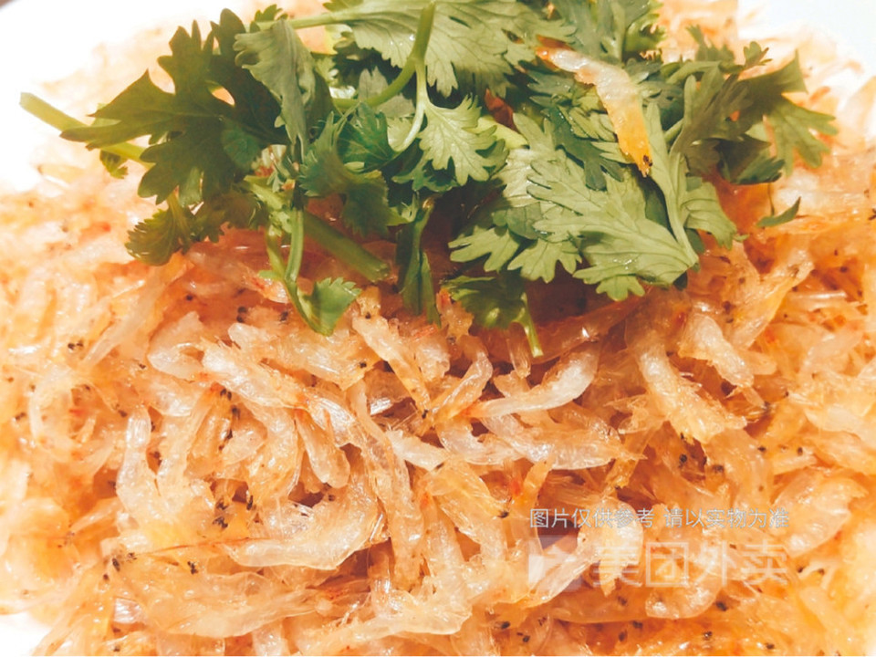 香菜拌虾皮图片