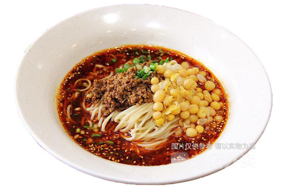 碗杂牛肉小面图片