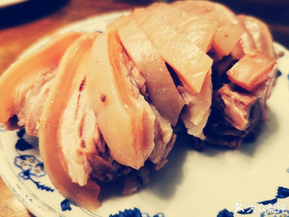 白切羊头肉图片