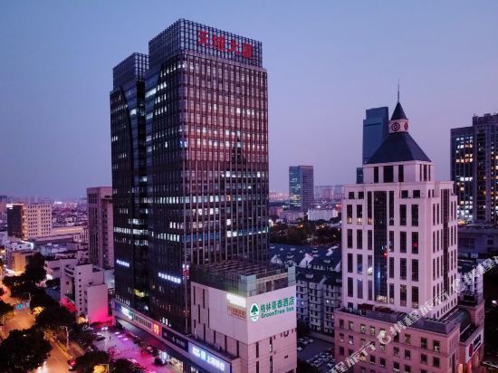 交叉口-天域大厦一楼)电话:格林豪泰酒店(苏州昆山市张浦镇商秧路新吴