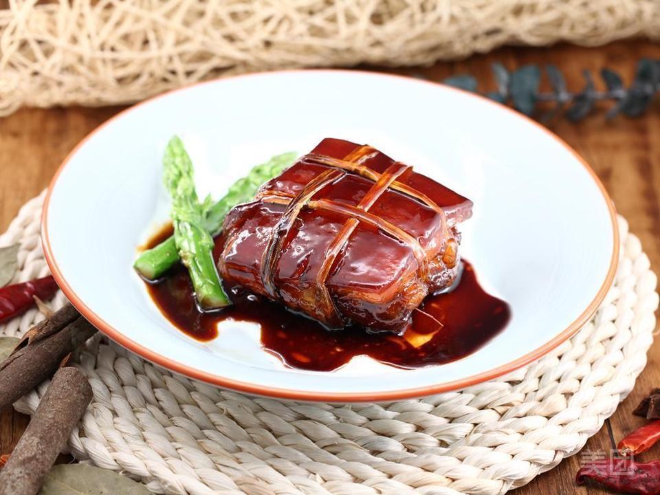 松江稻草扎肉卷饼图片