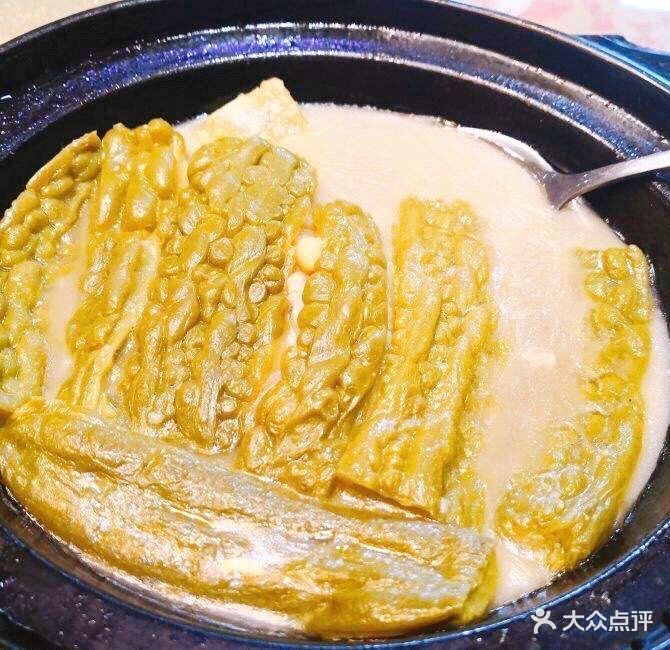 凉瓜腩肉煲