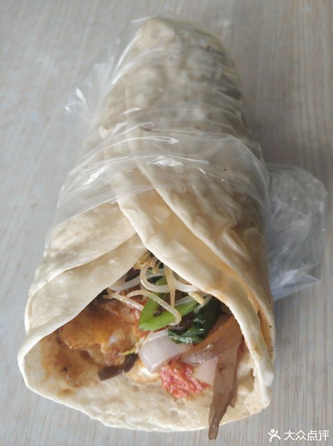 推荐菜:老刘鸭肠卷饼老兵卷饼位于宿迁市宿豫区项王东路20-1号附近