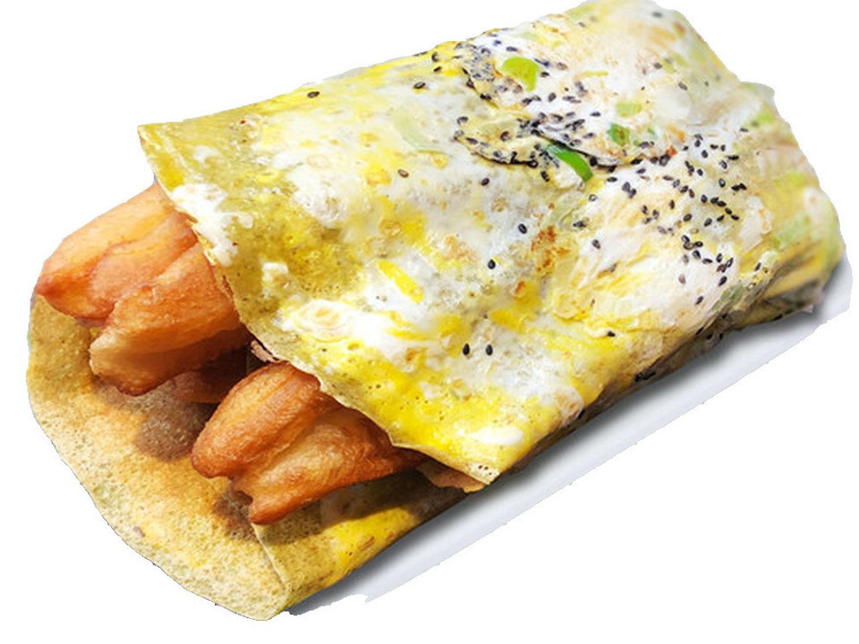 香煎鸡肉煎饼果子图片