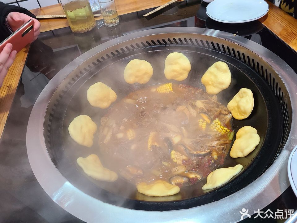 蘸哥土灶台地锅鸡