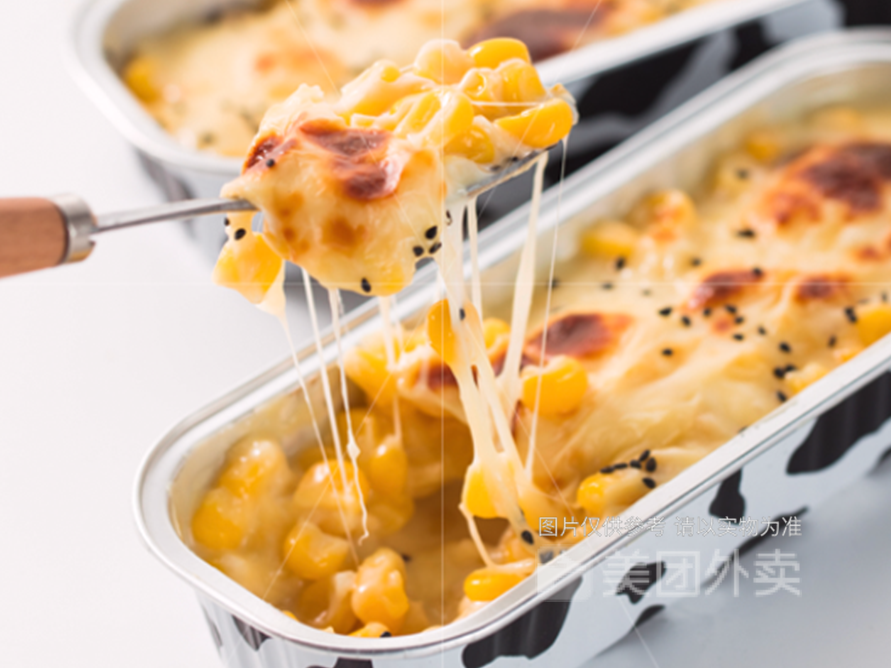 奶香芝士焗玉米图片