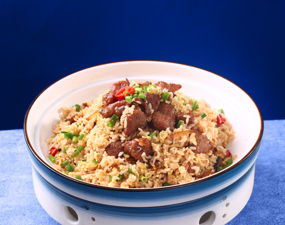 香米牛肉粒图片