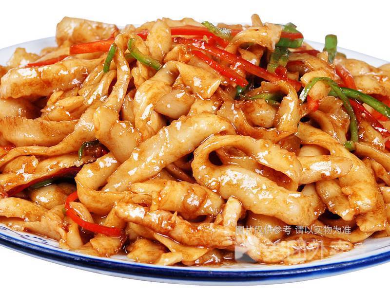 尖椒肉丝炒面图片