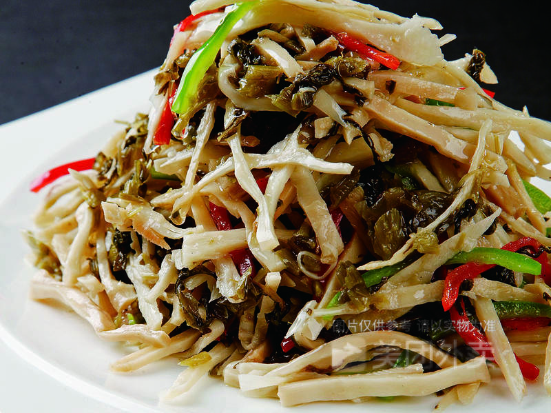 雪菜竹笋肉丝图片
