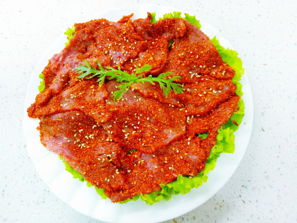 麻辣牛肉图片