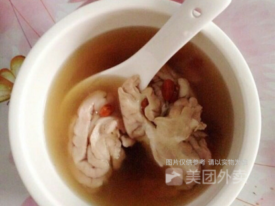 天麻猪脑汤图片