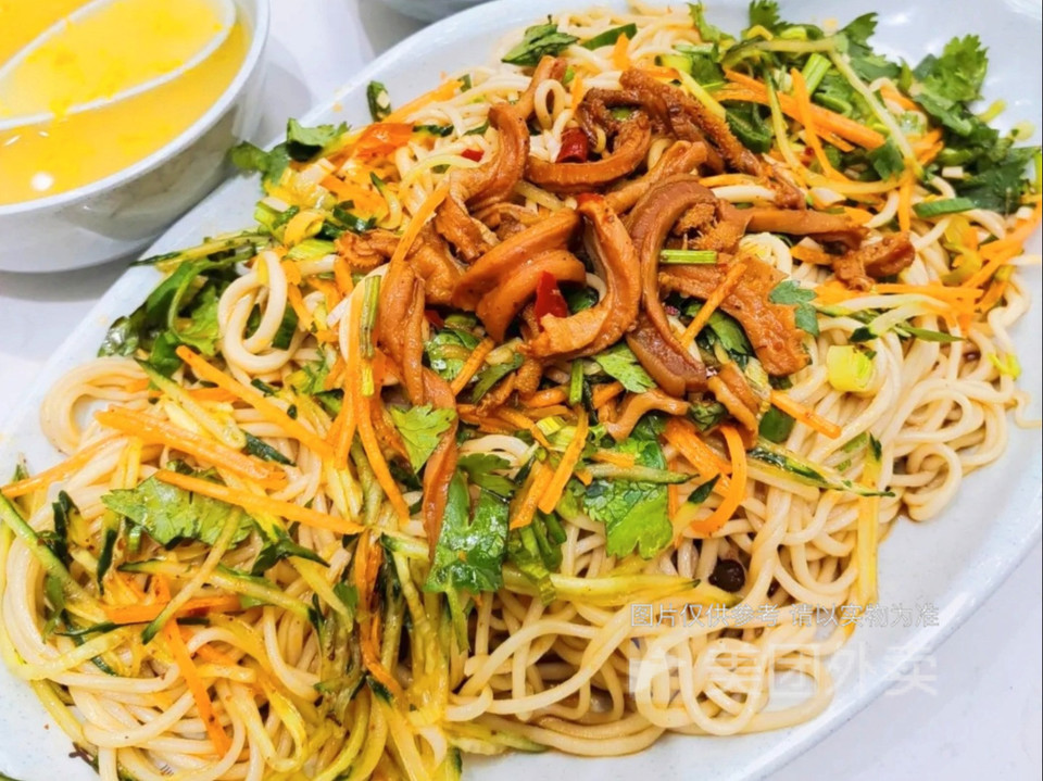 牛肉凉拌面图片