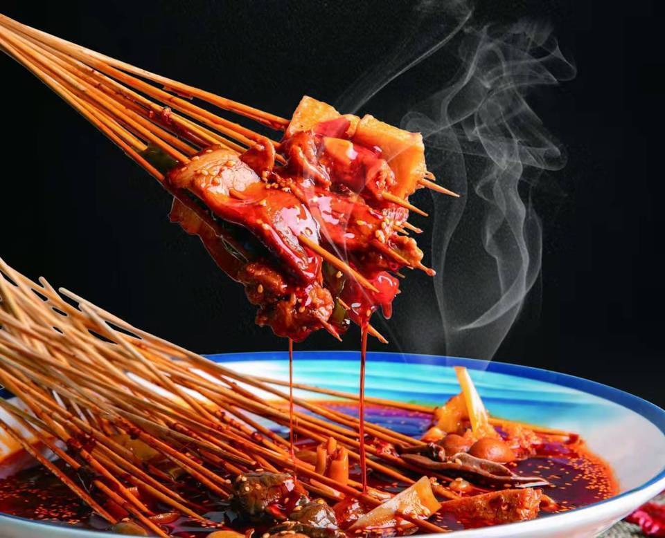 高汤香辣串串图片