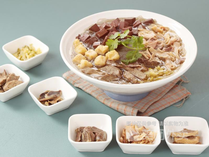 全家福鸭血粉丝汤图片