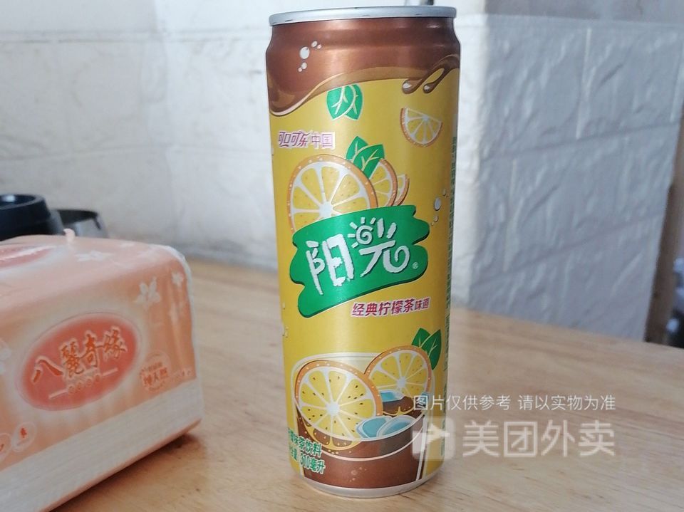 可口可乐阳光柠檬茶图片