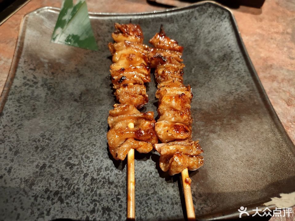 串烧鸟匠鸡皮图片
