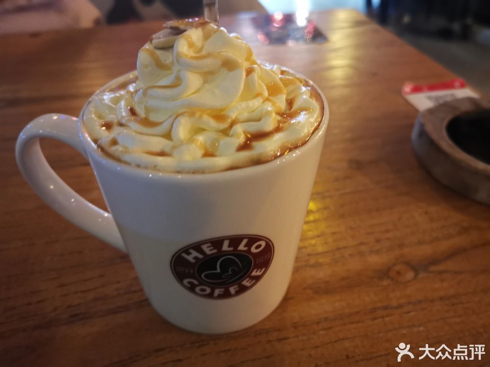 卡布奇诺香草拿铁推荐菜:标签:餐饮咖啡馆hello cafe位于绍兴市柯桥区