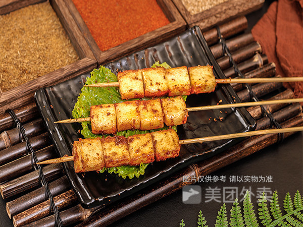 包浆豆腐串图片