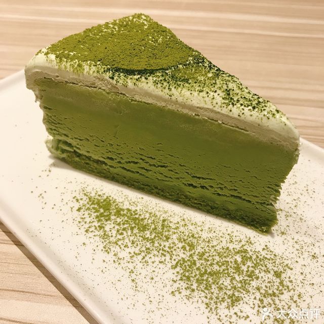抹茶雪域蛋糕图片