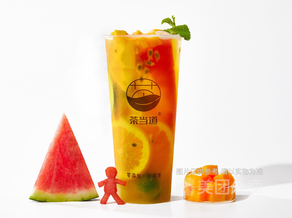 大果粒水果茶图片