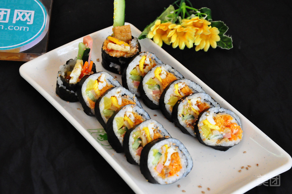 芝士紫菜包饭图片