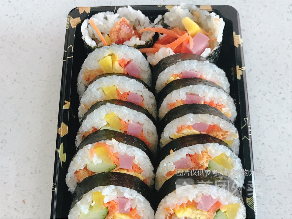 鸡排玉米拼盘寿司图片