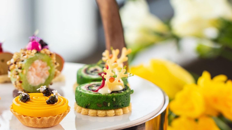 春夏烂漫单人下午茶图片