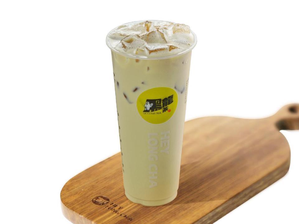 茉香绿奶茶图片