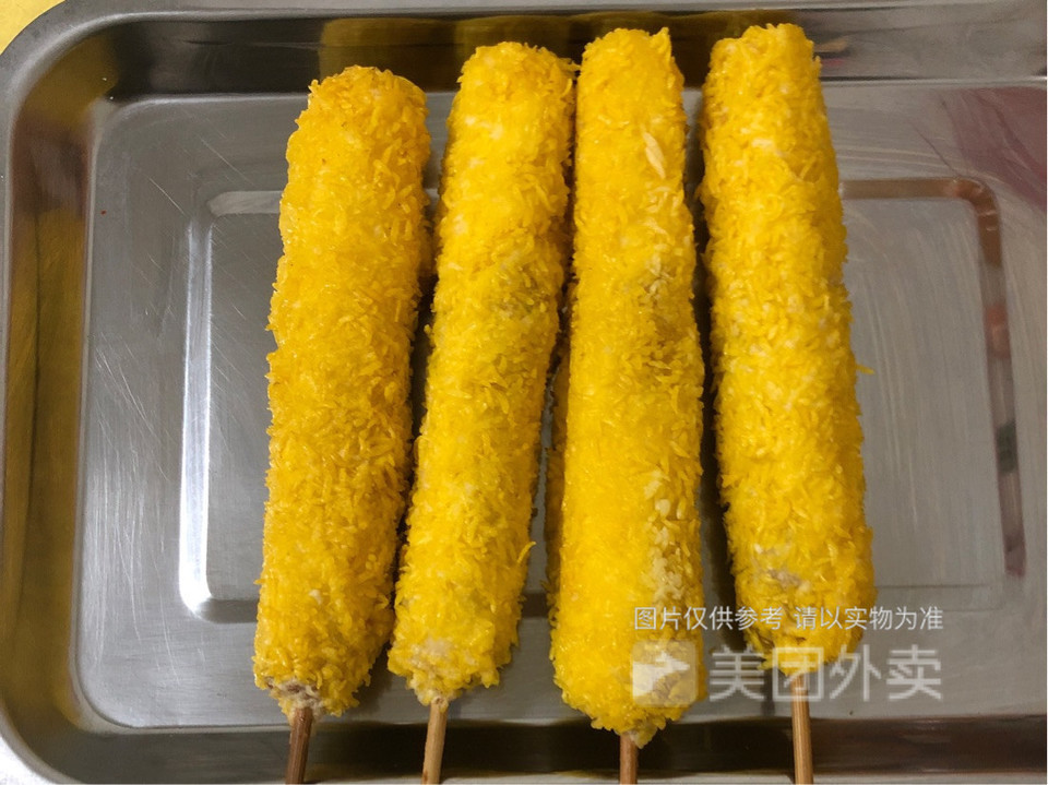 网红拉丝热狗棒图片