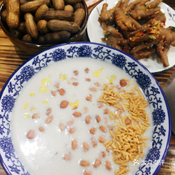 桃花江马迹塘三妹擂茶