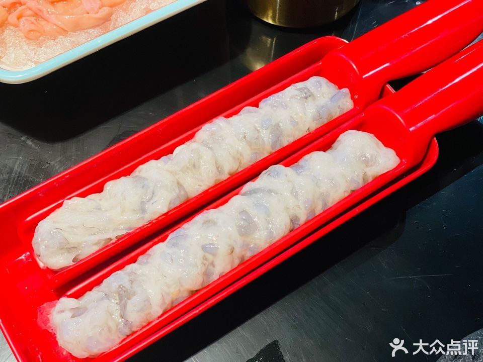 手打虾滑图片