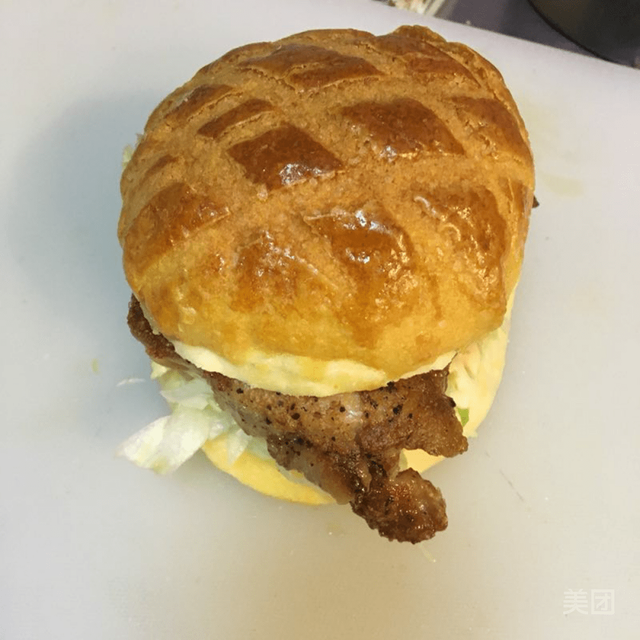 芝士猪扒包图片