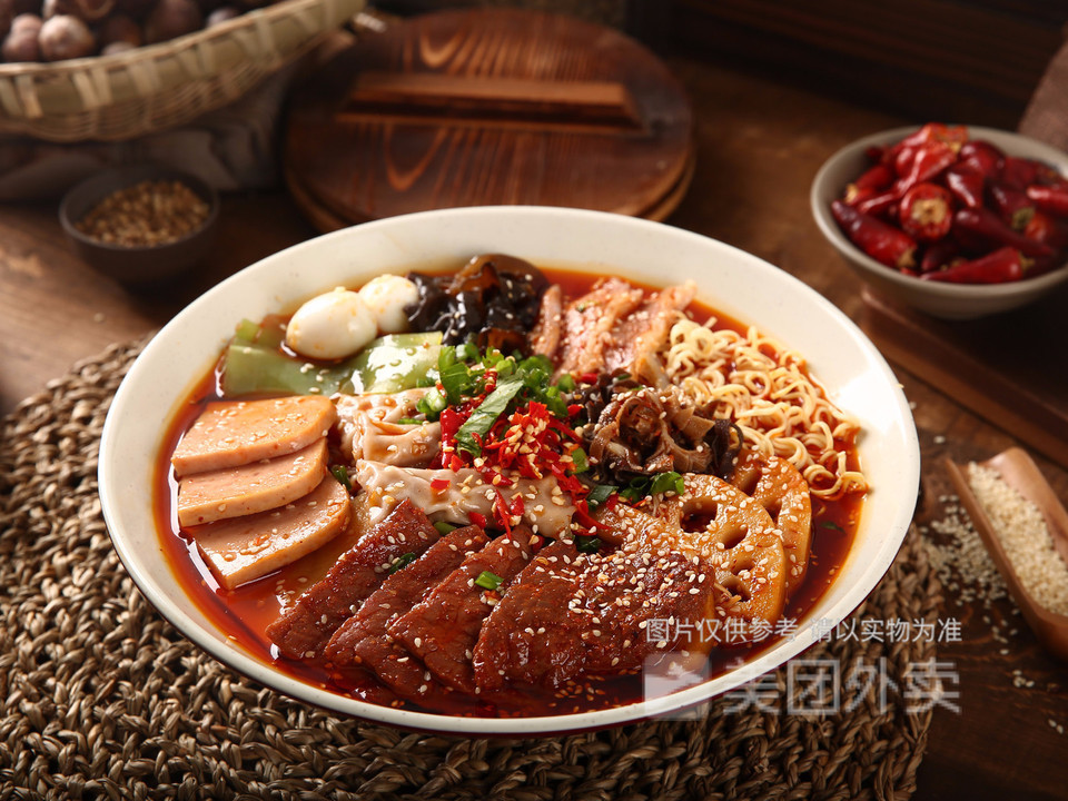 特色培根冒菜图片