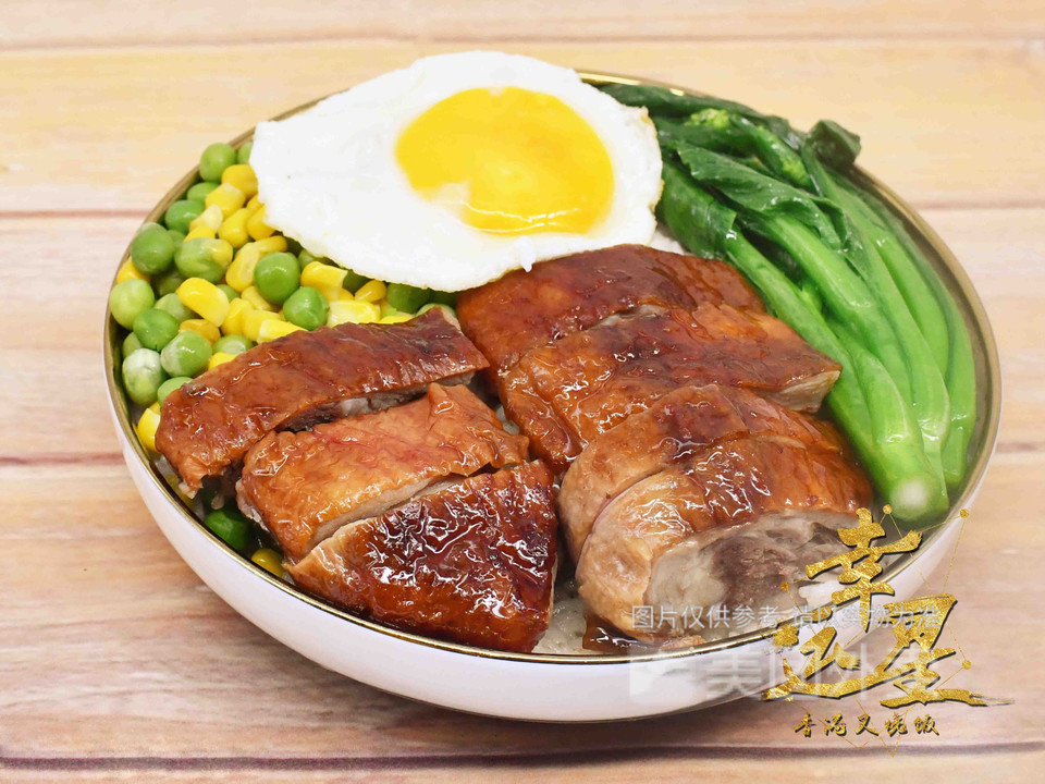 广式烧鸭饭图片