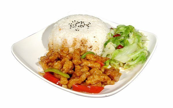 溜肉段盖饭图片