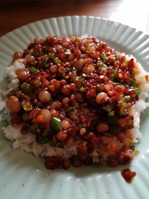 海灵菇拌饭图片